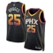 Maillot Homme Phoenix Suns Mikal Bridges 25 Statement Edition Noir Swingman