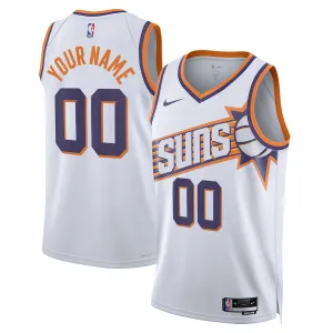 Maillot Homme Phoenix Suns Personnalisé Association Edition 2023-24 Blanc Swingman