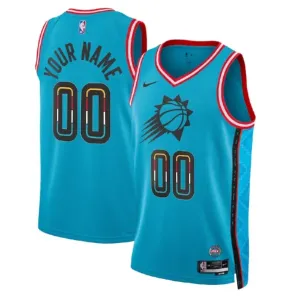 Maillot Homme Phoenix Suns Personnalisé City Edition 2022-23 Bleu Swingman