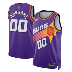 Maillot Homme Phoenix Suns Personnalisé Classic Edition 2022-23 Violet Swingman