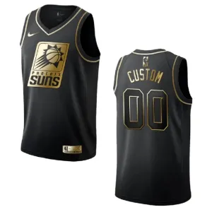 Maillot Homme Phoenix Suns Personnalisé Golden Edition Noir Swingman Maillot Homme Phoenix Suns Personnalisé Golden Edition Noir Swingman