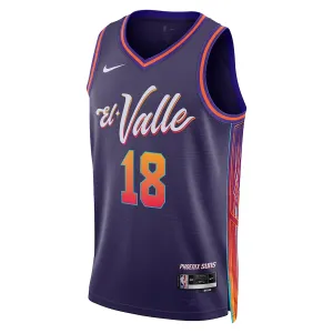 Maillot Homme Phoenix Suns Yuta Watanabe City Edition 2023-24 Violet Swingman