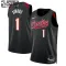 Maillot Enfant Portland Trail Blazers Anfernee Simons City Edition 2023-24 Noir Swingman