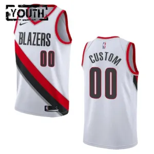 Maillot Enfant Portland Trail Blazers Personnalisé Association Edition Blanc Swingman Maillot Enfant Portland Trail Blazers Personnalisé Association Edition Blanc Swingman