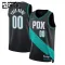 Maillot Enfant Portland Trail Blazers Personnalisé City Edition 2022-23 Noir Swingman