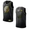 Maillot Homme Portland Trail Blazers Personnalisé Golden Edition Noir Swingman