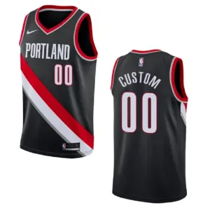 Maillot Homme Portland Trail Blazers Personnalisé Icon Edition Noir Swingman