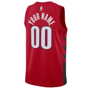Maillot Homme Portland Trail Blazers Personnalisé Statement Edition Rouge Swingman