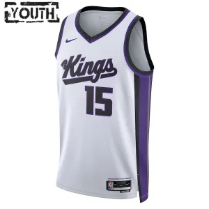 Maillot Enfant Sacramento Kings Davion Mitchell Association Edition 2023-24 Blanc Swingman