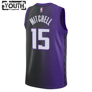 Maillot Enfant Sacramento Kings Davion Mitchell Statement Edition 2023-24 Violet Swingman