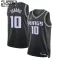 Maillot Enfant Sacramento Kings Domantas Sabonis 10 Statement Edition Noir Swingman