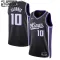 Maillot Enfant Sacramento Kings Domantas Sabonis Icon Edition 2023-24 Noir Swingman