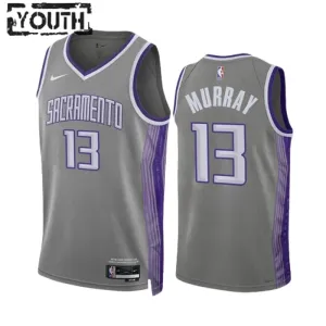 Maillot Enfant Sacramento Kings Keegan Murray 13 City Edition 2022-23 Gris Swingman Maillot Enfant Sacramento Kings Keegan Murray 13 City Edition 2022-23 Gris Swingman