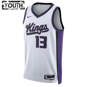 Maillot Enfant Sacramento Kings Keegan Murray Association Edition 2023-24 Blanc Swingman