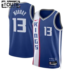 Maillot Enfant Sacramento Kings Keegan Murray City Edition 2023-24 Bleu Swingman