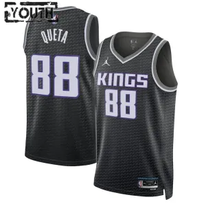 Maillot Enfant Sacramento Kings Neemias Queta 88 Statement Edition Noir Swingman