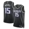Maillot Homme Sacramento Kings Davion Mitchell 15 Statement Edition Noir Swingman