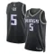 Maillot Homme Sacramento Kings De Aaron Fox 5 Statement Edition Noir Swingman