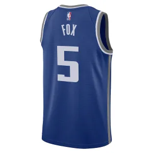 Maillot Homme Sacramento Kings De Aaron Fox City Edition 2023-24 Bleu Swingman
