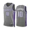 Maillot Homme Sacramento Kings Domantas Sabonis 10 City Edition 2022-23 Gris Swingman