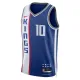 Maillot Homme Sacramento Kings Domantas Sabonis City Edition 2023-24 Bleu Swingman