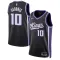 Maillot Homme Sacramento Kings Domantas Sabonis Icon Edition 2023-24 Noir Swingman
