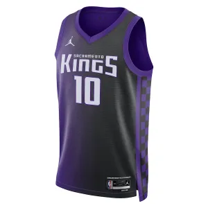 Maillot Homme Sacramento Kings Domantas Sabonis Statement Edition 2023-24 Violet Swingman