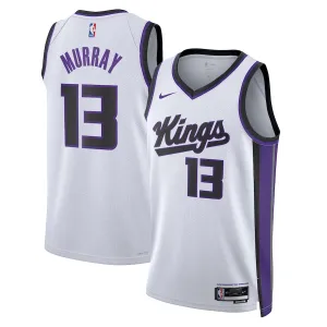 Maillot Homme Sacramento Kings Keegan Murray Association Edition 2023-24 Blanc Swingman