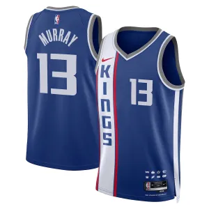 Maillot Homme Sacramento Kings Keegan Murray City Edition 2023-24 Bleu Swingman