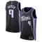 Maillot Homme Sacramento Kings Kevin Huerter Icon Edition 2023-24 Noir Swingman