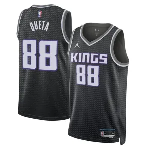 Maillot Homme Sacramento Kings Neemias Queta 88 Statement Edition Noir Swingman