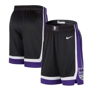 Short Homme Sacramento Kings Icon Edition 2023-24 Noir Swingman