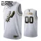 Maillot Enfant San Antonio Spurs Personnalisé Golden Edition Blanc Swingman