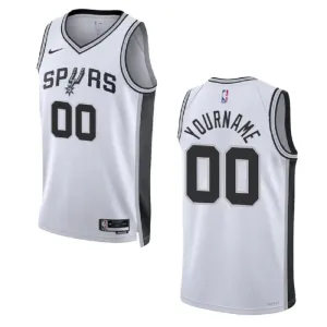 Maillot Homme San Antonio Spurs Personnalisé Association Edition Blanc Swingman Maillot Homme San Antonio Spurs Personnalisé Association Edition Blanc Swingman