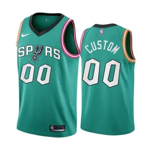 Maillot Homme San Antonio Spurs Personnalisé City Edition 2022-23 Teal Swingman Maillot Homme San Antonio Spurs Personnalisé City Edition 2022-23 Teal Swingman