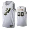 Maillot Homme San Antonio Spurs Personnalisé Golden Edition Blanc Swingman