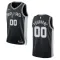 Maillot Homme San Antonio Spurs Personnalisé Icon Edition Noir Swingman