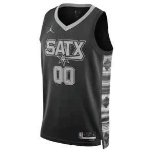 Maillot Homme San Antonio Spurs Personnalisé Statement Edition Noir Swingman