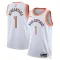 Maillot Homme San Antonio Spurs Victor Wembanyama 1 City Edition 2023-24 Blanc Swingman