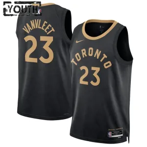 Maillot Enfant Toronto Raptors Fred Vanvleet 23 City Edition 2022-23 Noir Swingman