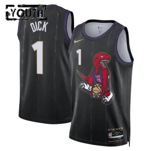 Maillot Enfant Toronto Raptors Grady Dick City Edition 2024-25 Noir Swingman