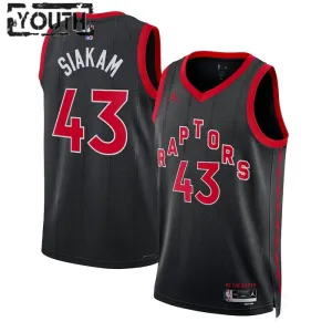 Maillot Enfant Toronto Raptors Pascal Siakam 43 Statement Edition Noir Swingman