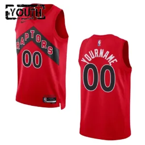 Maillot Enfant Toronto Raptors Personnalisé Icon Edition Rouge Swingman