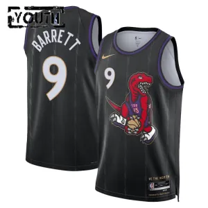 Maillot Enfant Toronto Raptors RJ Barrett City Edition 2024-25 Noir Swingman