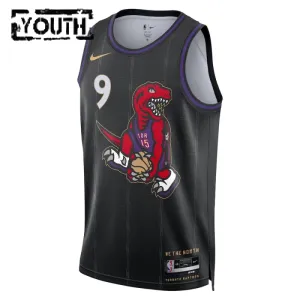 Maillot Enfant Toronto Raptors RJ Barrett City Edition 2024-25 Noir Swingman