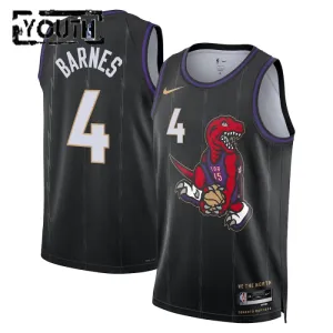 Maillot Enfant Toronto Raptors Scottie Barnes City Edition 2024-25 Noir Swingman