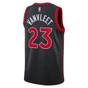 Maillot Homme Toronto Raptors Fred Vanvleet 23 Statement Edition Noir Swingman