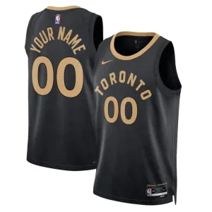 Maillot Homme Toronto Raptors Personnalisé City Edition 2022-23 Noir Swingman