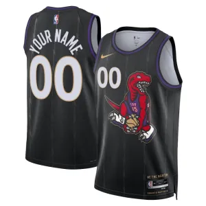 Maillot Homme Toronto Raptors Personnalisé City Edition 2024-25 Noir Swingman