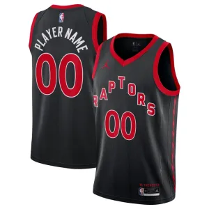 Maillot Homme Toronto Raptors Personnalisé Statement Edition Noir Swingman